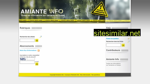 amiante-info.ch alternative sites