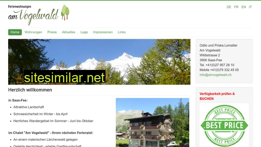 amvogelwald.ch alternative sites