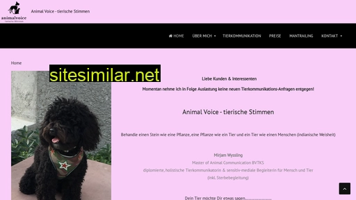 animalvoice.ch alternative sites