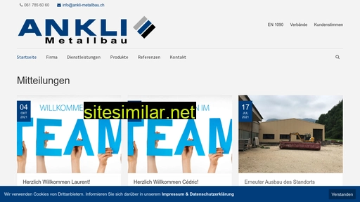 ankli-metallbau.ch alternative sites