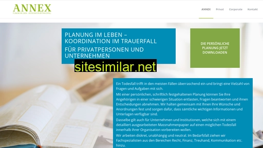 annex-planung.ch alternative sites