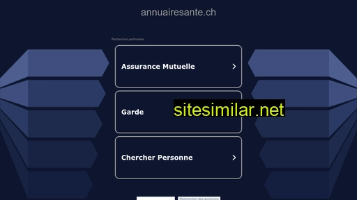 annuairesante.ch alternative sites