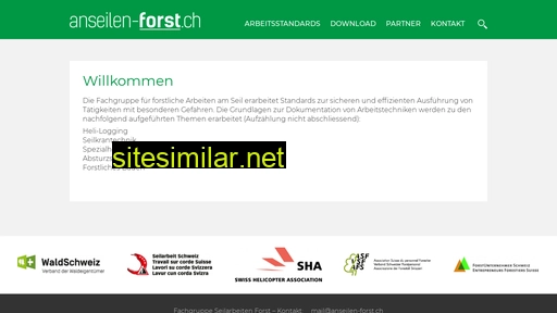 anseilen-forst.ch alternative sites