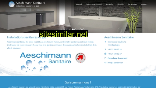 a-sanitaire.ch alternative sites