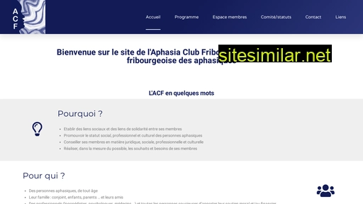 aphasie-acf.ch alternative sites