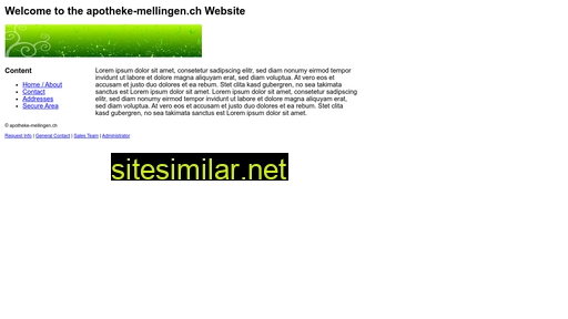 apotheke-mellingen.ch alternative sites