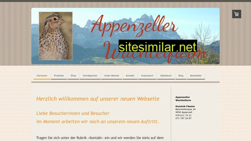 appenzeller-wachtelfarm.ch alternative sites