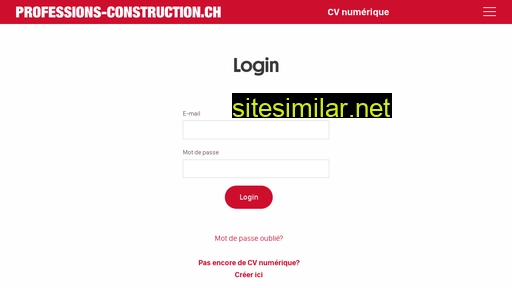 apprentissage.professions-construction.ch alternative sites