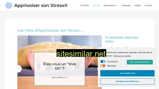 apprivoisersonstress.ch alternative sites