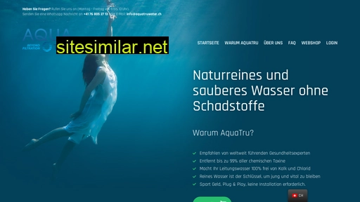 aquatruwater.ch alternative sites