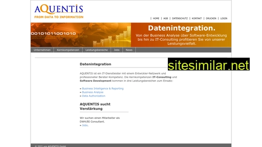 aquentis.ch alternative sites