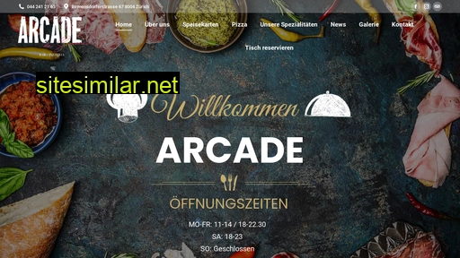 arcadepizzeria.ch alternative sites