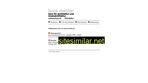 architekt-stettler.ch alternative sites