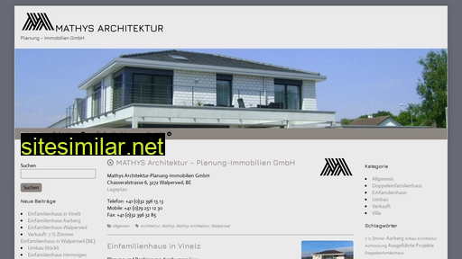 architektur-mathys.ch alternative sites