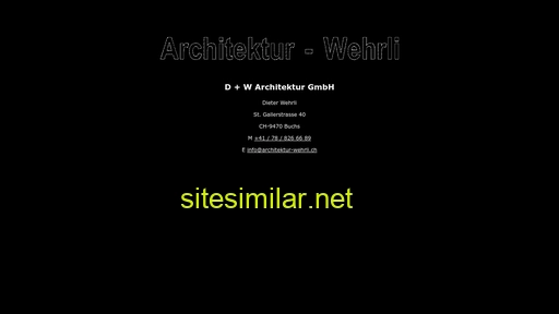 architektur-wehrli.ch alternative sites