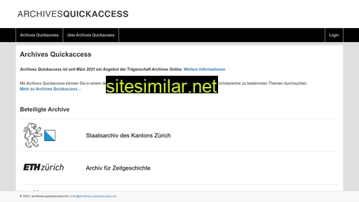 archives-quickaccess.ch alternative sites