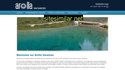 arolla-vacances.ch alternative sites
