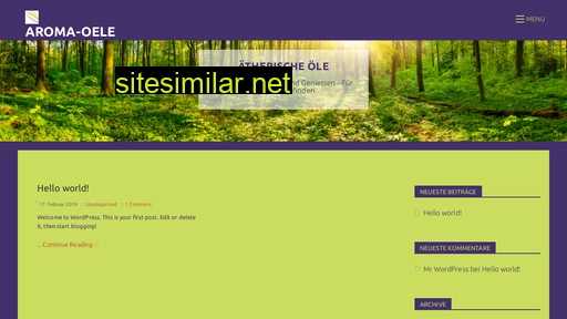 aromaoele.ch alternative sites