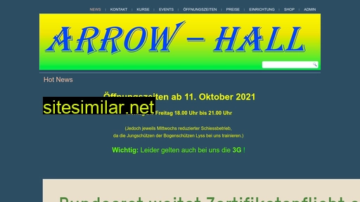 arrow-hall.ch alternative sites