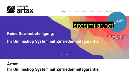 artax.maxomedia.ch alternative sites
