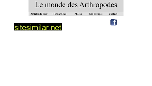 arthropodes.ch alternative sites