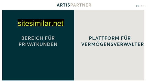 artispartner.ch alternative sites