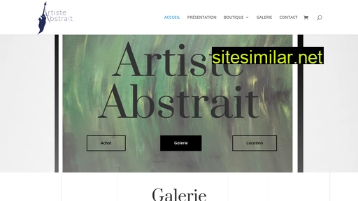 Artiste-abstrait similar sites