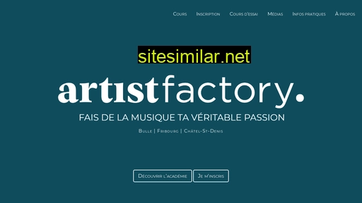 artistfactory.ch alternative sites