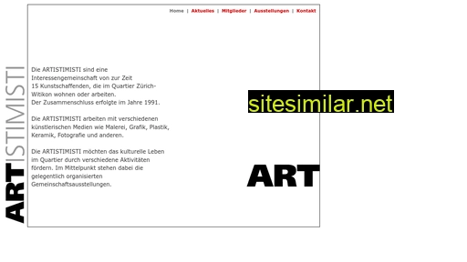artistimisti.ch alternative sites
