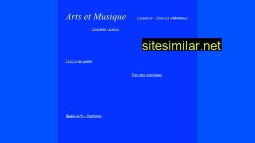 arts-et-musique.ch alternative sites