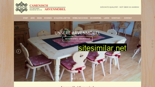 arvenmoebelcamenisch.ch alternative sites