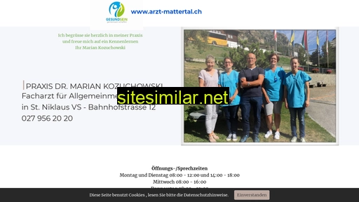 arzt-mattertal.ch alternative sites