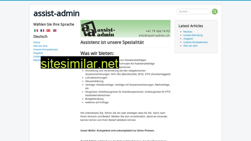 assist-admin.ch alternative sites