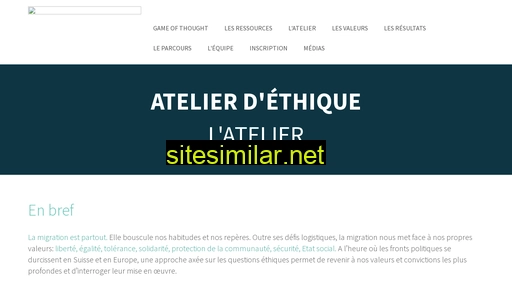 atelierethique.ch alternative sites