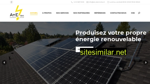 ate-electricite.ch alternative sites