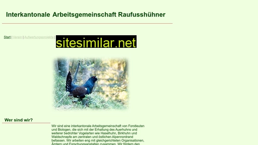 auerhuhn-foerderung.ch alternative sites