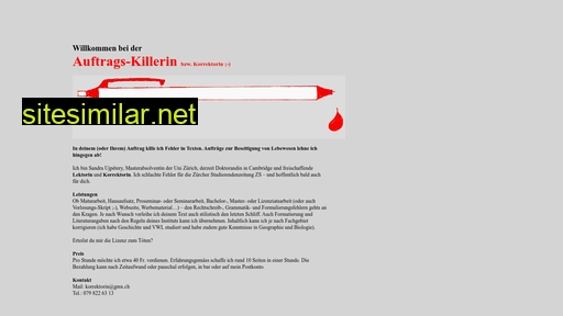 Auftrags-killerin similar sites