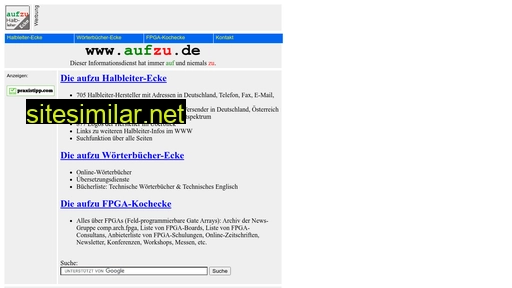 aufzu.ch alternative sites
