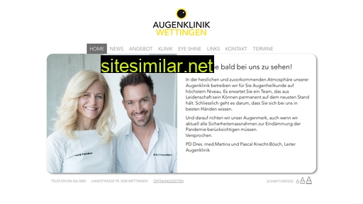 augenklinik-wettingen.ch alternative sites