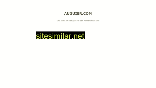 auguier.ch alternative sites