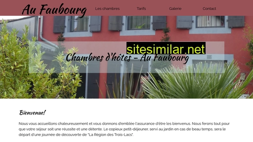 au-faubourg.ch alternative sites