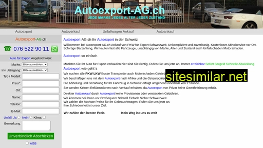 autoexport-ag.ch alternative sites