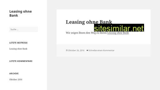autoleasing-ohne-bank.ch alternative sites
