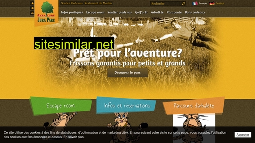 aventurejuraparc.ch alternative sites