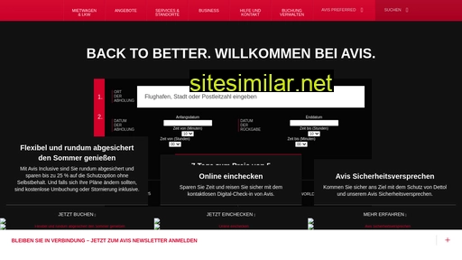 avis.ch alternative sites