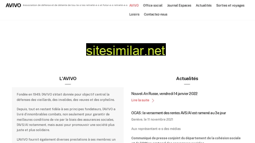 avivo.ch alternative sites