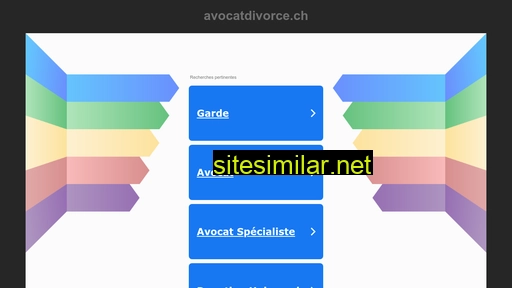 avocatdivorce.ch alternative sites