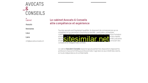 avocatsconseils.ch alternative sites