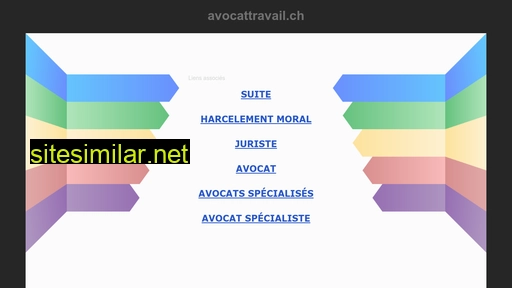 avocattravail.ch alternative sites