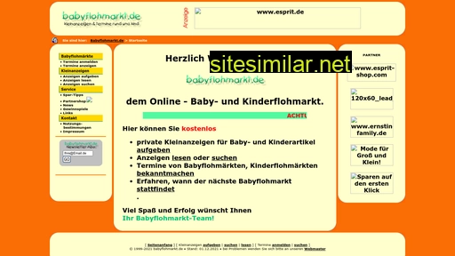 babyflohmarkt.ch alternative sites